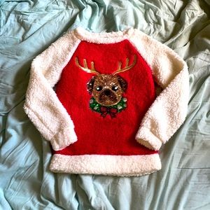 This cozy sweater is perfect for the holidays!